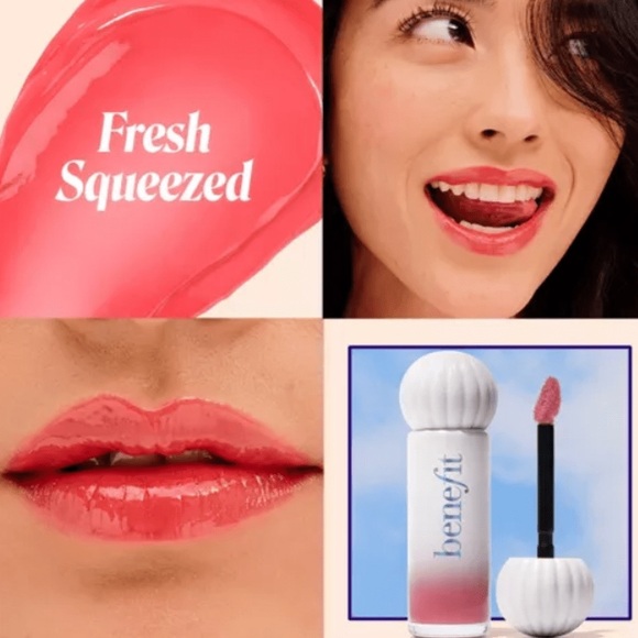 ❗️NEW❗️Benefit ‘Fresh Squeezed’ Splashtint Moisturizing Dewy Lip Tint - Picture 1 of 11
